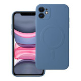 Case for iPhone 11 Silicone Mag Cover compatible with MagSafe blue