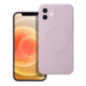 Case for iPhone 12 MINI Silicone Mag Cover compatible with MagSafe pink