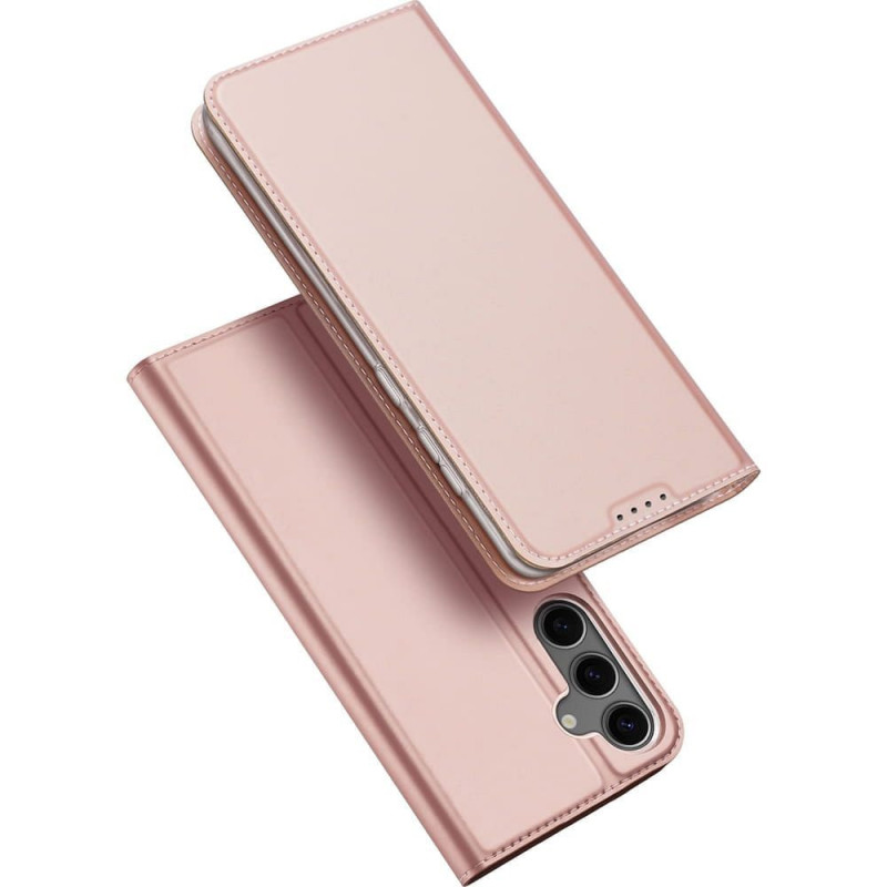 DUX DUCIS wallet case SKIN PRO for SAMSUNG S25 Plus rose
