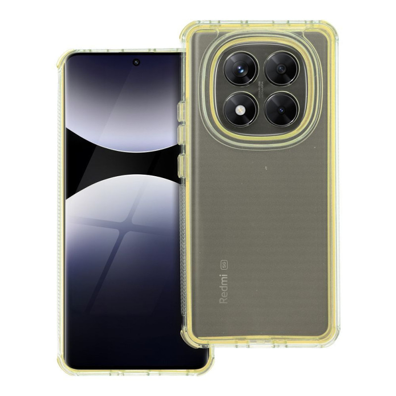 Case for Xiaomi Redmi Note 14 PRO 5G / 14 PRO PLUS 5G Matrix Clear yellow
