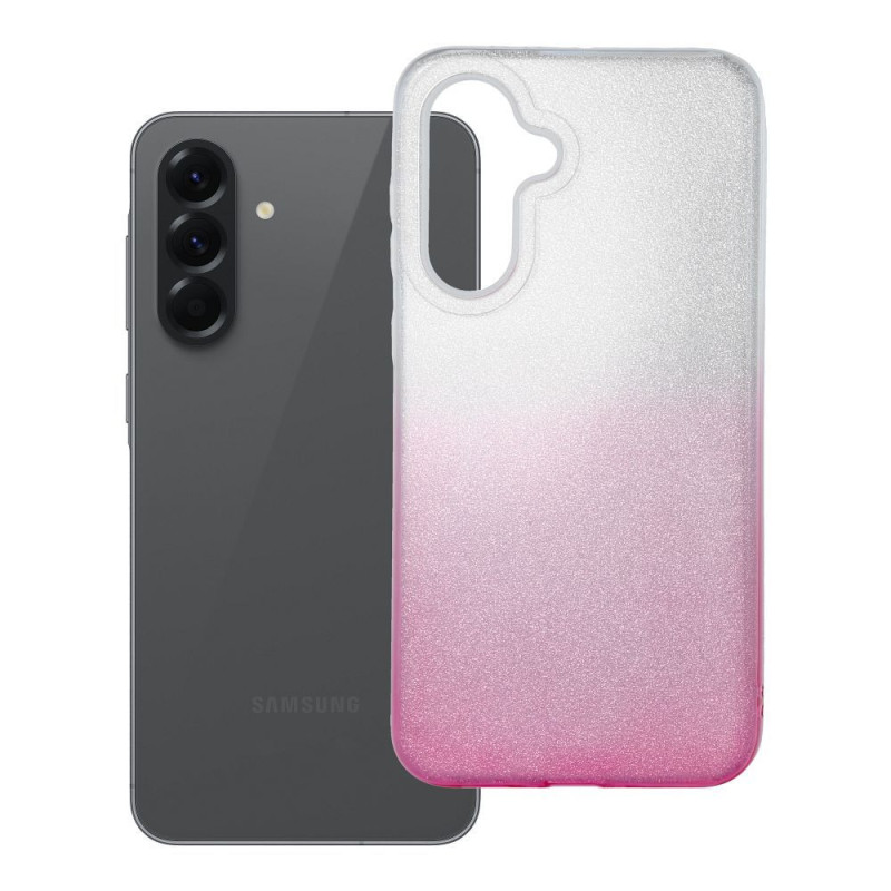 Case for Samsung A56 5G Shining transparent pink