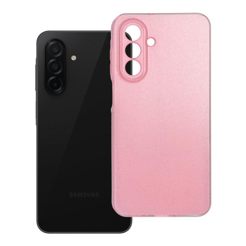 Case for Samsung A26 5G Clear Case 2 mm Blink pink