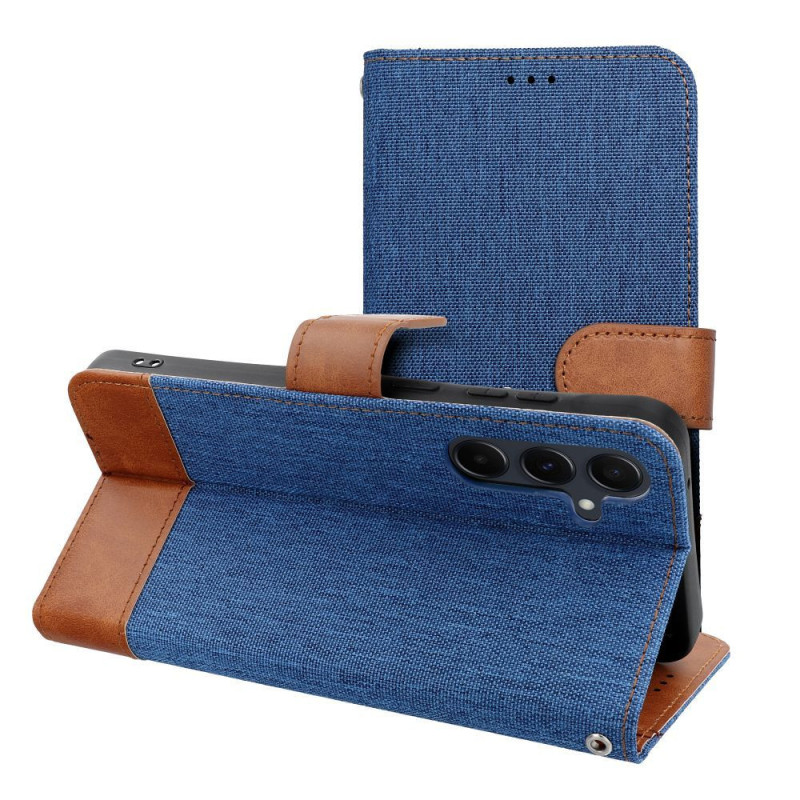 Flip case for Samsung A15 4G / A15 5G Jeans Book blue
