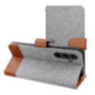 Flip case for Samsung A15 4G / A15 5G Jeans Book gray