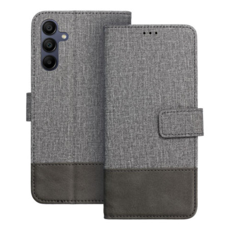 Flip case for Samsung A15 4G / A15 5G Gomma Book gray