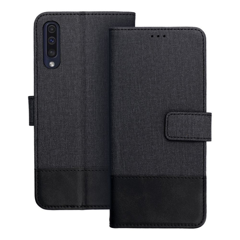 Flip case for Samsung A50 Gomma Book black