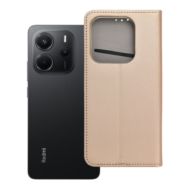 SMART CASE Book for XIAOMI Redmi Note 14 5G gold