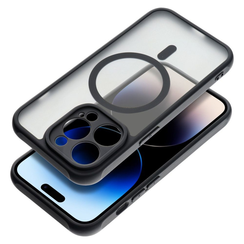 Case for Samsung S25 EDGE Full Matte Mag Cover compatible with MagSafe black