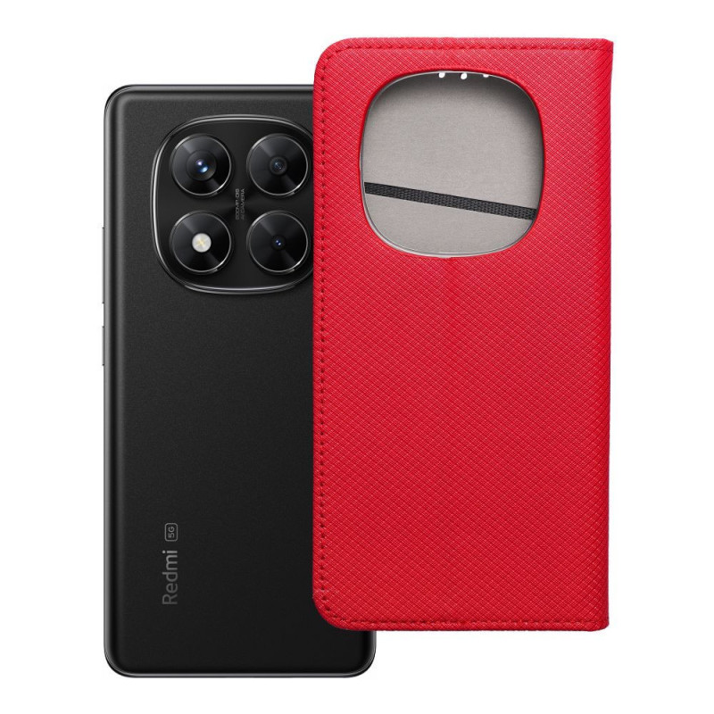 Flip case for Xiaomi Redmi NOTE 14 PRO 5G / 14 PRO PLUS 5G Smart Case Book red Flip case for Xiaomi Redmi NOTE 14 PRO 5G / 14 PRO PLUS 5G Smart Case Book red