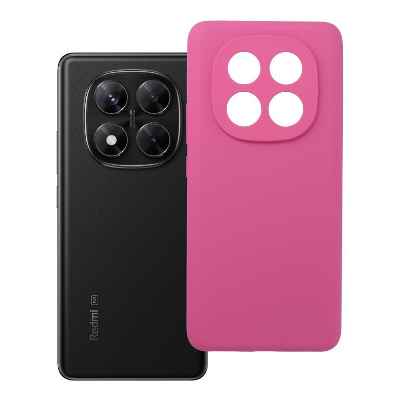 Case for Xiaomi Redmi Note 14 PRO 5G Silicone 2mm (camera protection) pink Case for Xiaomi Redmi Note 14 PRO 5G Silicone 2mm (camera protection) pink