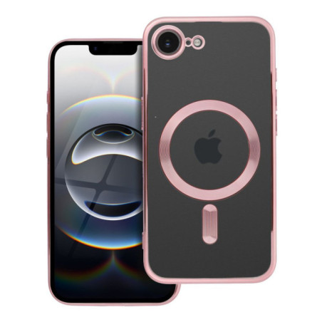Case for iPhone 16e (SE 4 2025) / 17e Electro Mag Cover compatible with MagSafe rose-gold
