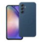 Case for Samsung A54 Silicone Mag Cover compatible with MagSafe blue