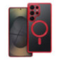 Case for Samsung S25 ULTRA Electro Mag Cover compatible with MagSafe red
