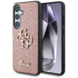 GUESS case for SAMSUNG S25 GUHCS25SHG4SGP (Fixed Glitter Big 4G) pink