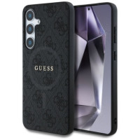 GUESS case for SAMSUNG S25 Plus GUHMS25MG4GFRK (Magnetic PU 4G Ring Classic Logo) black