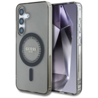 GUESS case for SAMSUNG S25 GUHMS25SPFTDTEK (Magnetic IML Rhinestones) black