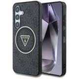 GUESS case for SAMSUNG S25 Plus GUHMS25MHG4PRTGK (Magnetic IML Metal Glitter 4G Circle Triangle) black