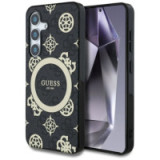 GUESS case for SAMSUNG S25 GUHMS25SH4PYEEK (Magnetic IML Peony on 4G Background) black