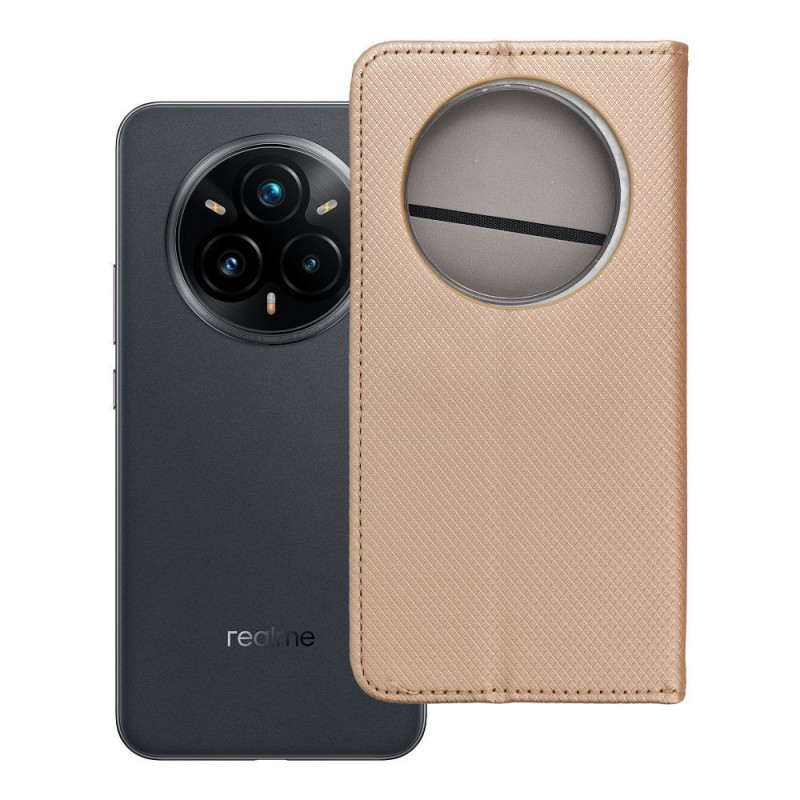 SMART CASE Book for REALME 14 PRO PLUS gold