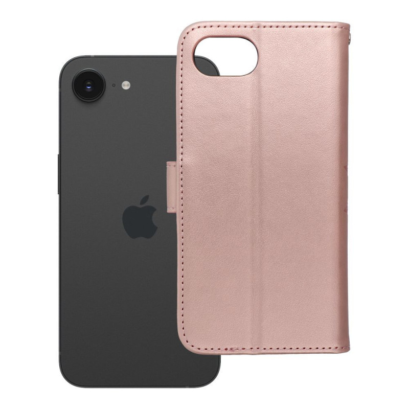 MEZZO Book case for IPHONE 16e (SE 4 2025) mandala rose gold