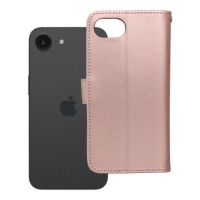 MEZZO Book case for IPHONE 16e (SE 4 2025) teddy bear rose gold