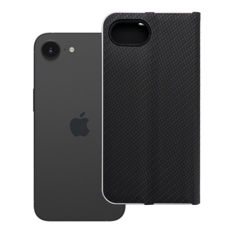 LUNA Book Carbon for IPHONE 16e (SE 4 2025) black