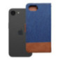 Flip case for iPhone 16e (SE 4 2025) Jeans Book blue