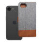 Flip case for iPhone 16e (SE 4 2025) Jeans Book gray