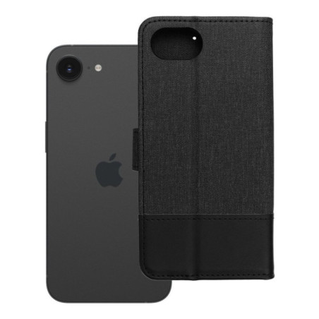 Flip case for iPhone 16e (SE 4 2025) Gomma Book black
