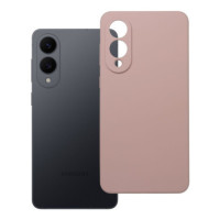 Case for Samsung S25 EDGE Silicone 2mm powder pink