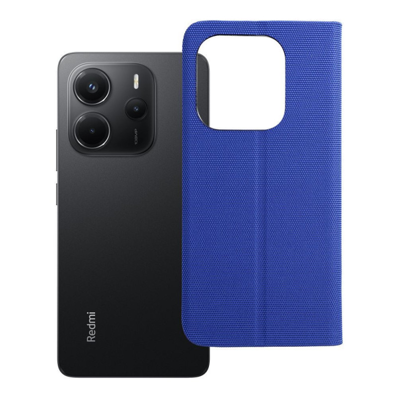 SENSITIVE Book case for XIAOMI Redmi Note 14 4G (GLOBAL - 164,84mm x 78,15mm x 8,16mm) light blue