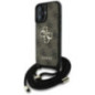 GUESS case for IPHONE 16 GUHCP16SP4GMGCRW (CBDY PU 4G Big Logo W/Cord Strap) brown