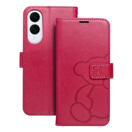 MEZZO Book case for SAMSUNG S25 Edge teddy bear magenta