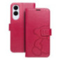 MEZZO Book case for SAMSUNG S25 Edge teddy bear magenta
