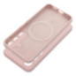 Case for Samsung S25 EDGE Silicone 2mm compatible with MagSafe powder pink
