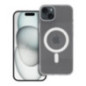 Case for iPhone 15 PLUS Clear Case 2 mm Mag Cover compatible with MagSafe (camera protection) transparent