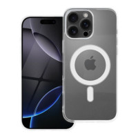 Case for iPhone 16 PRO MAX Clear Case 2 mm Mag Cover compatible with MagSafe (camera protection) transparent