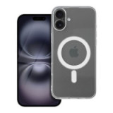 Case for iPhone 16 PLUS Clear Case 2 mm Mag Cover compatible with MagSafe (camera protection) transparent