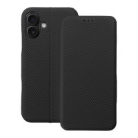 Flip case for iPhone 16 PLUS Folio Side Magnet black