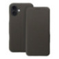 Flip case for iPhone 16 PLUS Folio Side Magnet brown