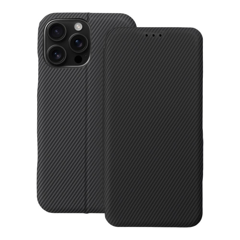 Flip case for iPhone 16 PRO MAX Folio Side Magnet gray