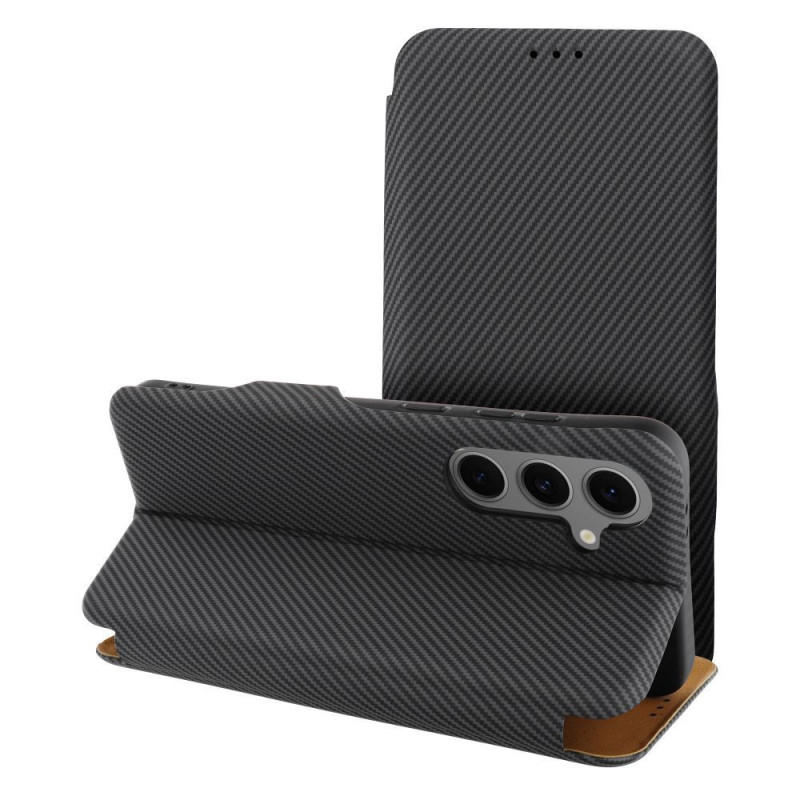 Flip case for Samsung S25 PLUS Folio Side Magnet gray