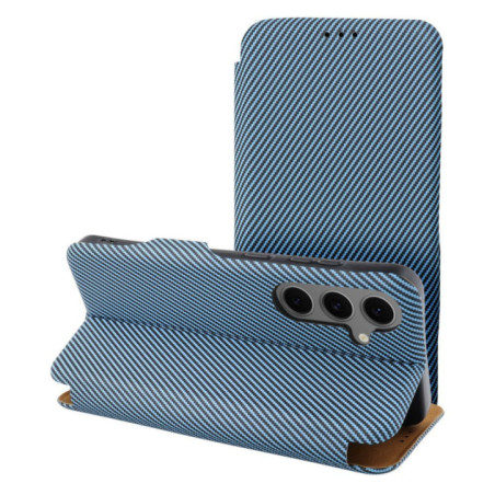 Flip case for Samsung S25 PLUS Folio Side Magnet blue
