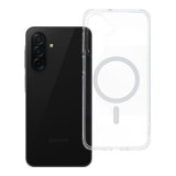 Case for Samsung A26 Drop Glue Colorful Ring Mag Cover compatible with MagSafe white