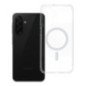 Case for Samsung A26 Drop Glue Colorful Ring Mag Cover compatible with MagSafe white