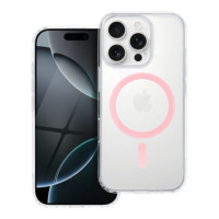 Case for iPhone 13 Drop Glue Colorful Ring Mag Cover compatible with MagSafe pink