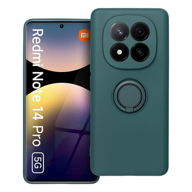 Case for Xiaomi Redmi Note 14 PRO 5G Silicone Ring green
