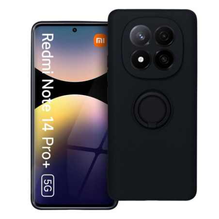 Case for Xiaomi Redmi Note 14 PRO PLUS 5G Silicone Ring black