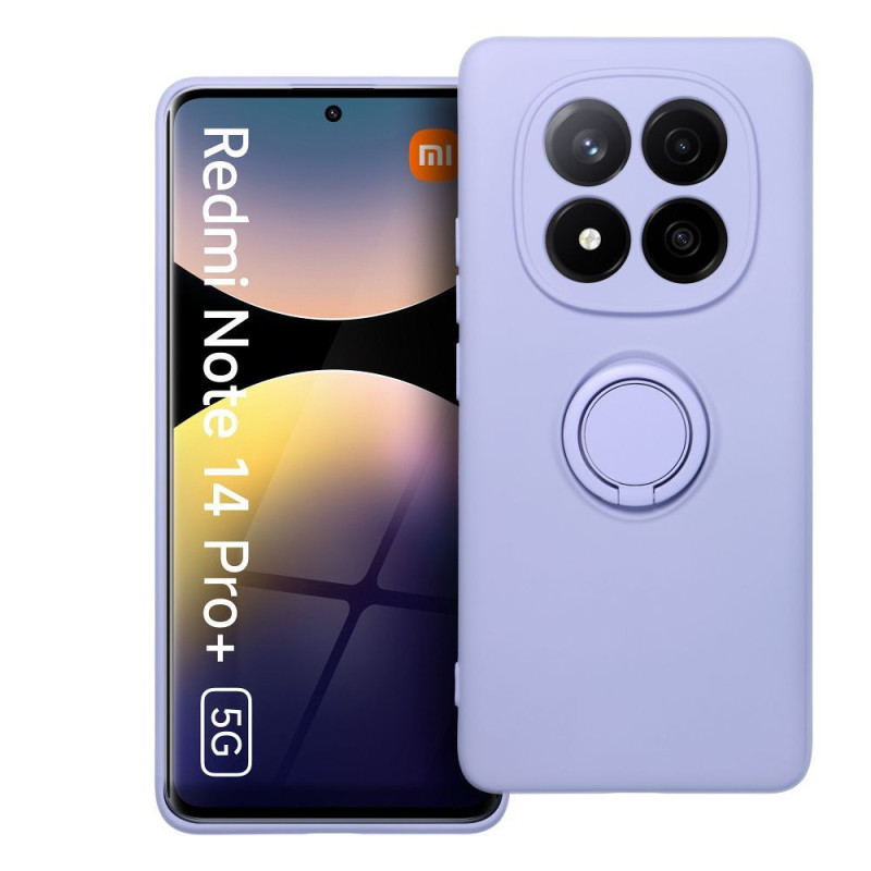Case for Xiaomi Redmi Note 14 PRO PLUS 5G Silicone Ring purple Case for Xiaomi Redmi Note 14 PRO PLUS 5G Silicone Ring purple