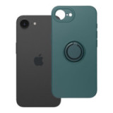 Case for iPhone 16e (SE 4 2025) / 17e Silicone Ring green